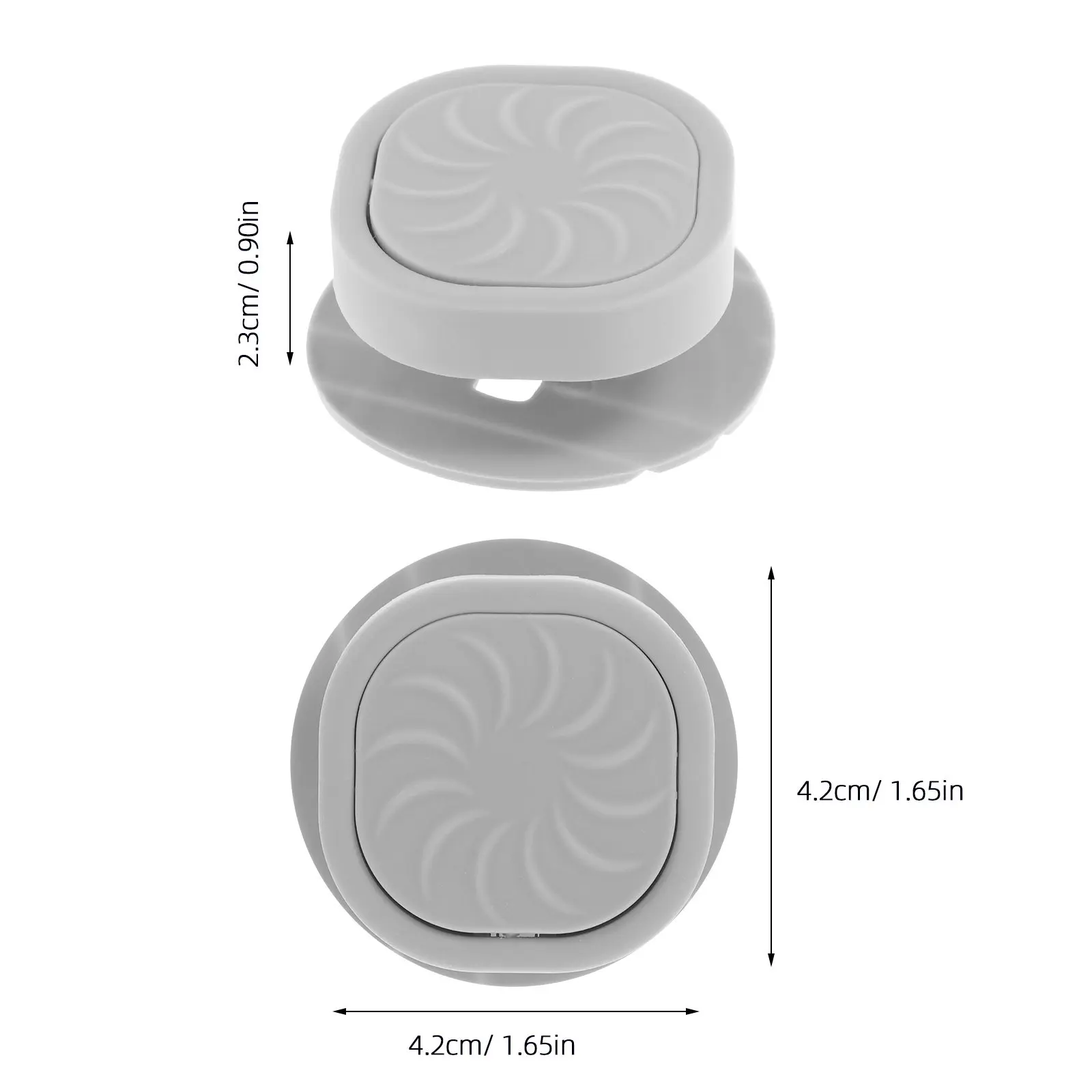 2Pcs Trash Bag Clamps Garbage Bin Clips Strong Plastic Wastebasket Fixing Holders for Kitchen Bathroom Garbage Bin Clip