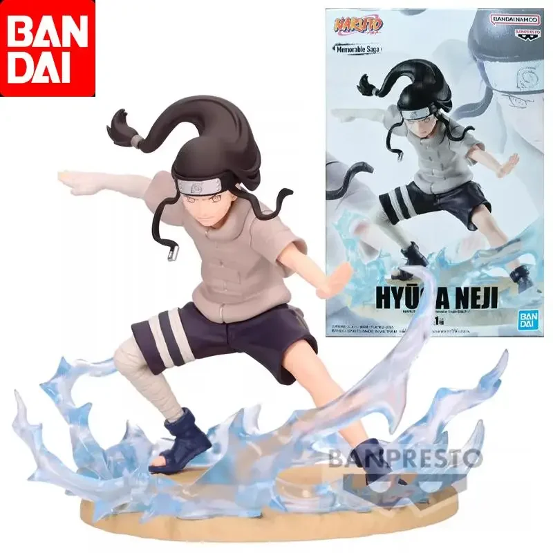 NARUTO Memorable Saga Anime Figurine Hyuuga Neji Action Figures PVC Model Desktop Ornament Toys Collect Birthday Gift Decoration