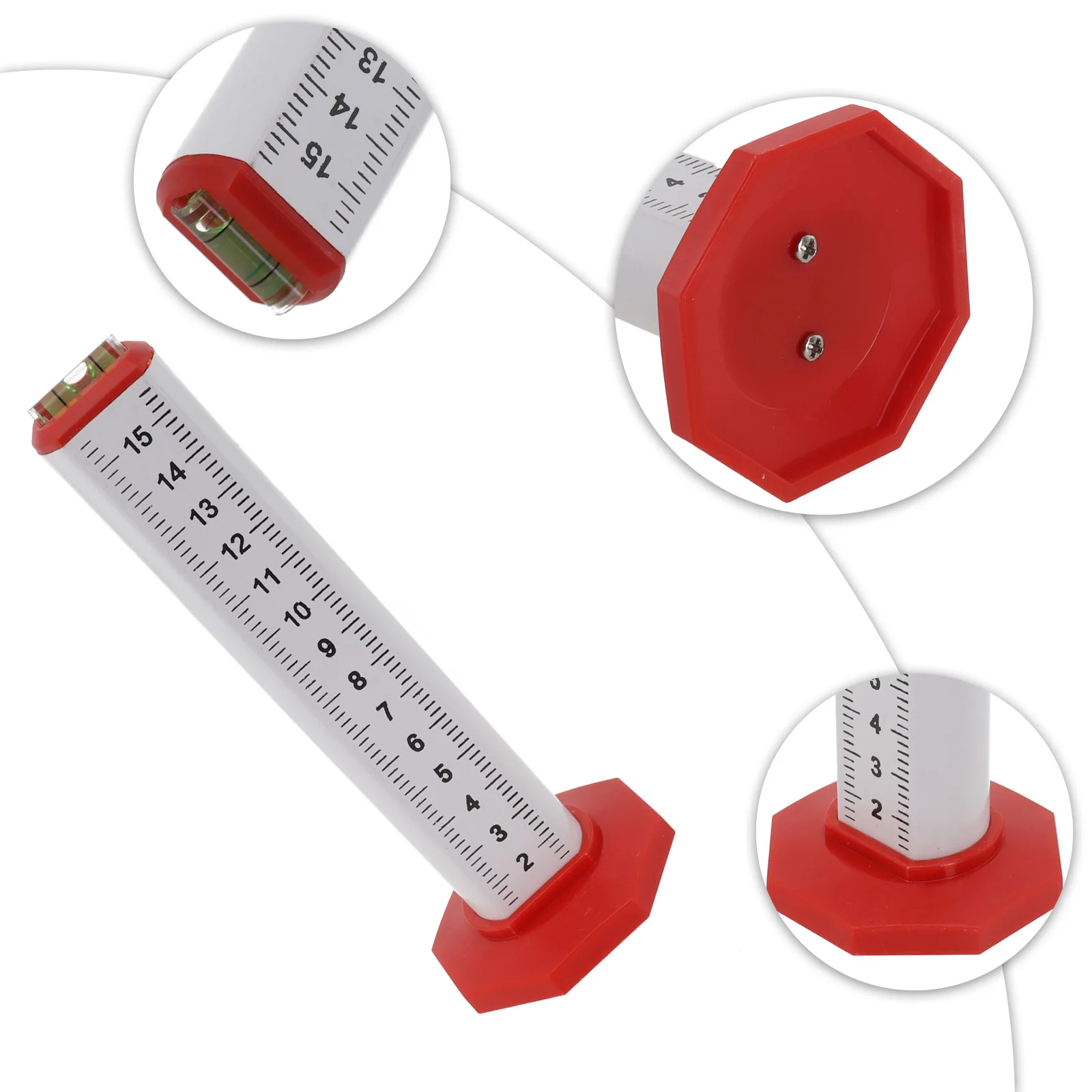 Four Sided Scale ABS Large Base Tiles Tool Leveling Ruler Equal Height Ruler Leveling Ceiling Equal Height Marking Ruler