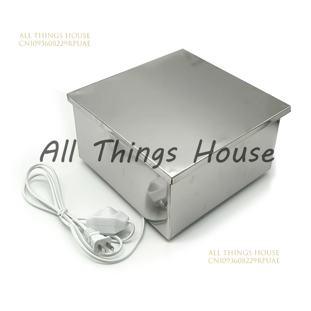 Secador de algas marinas para Sushi de acero inoxidable de 220V, horno de cocina a prueba de humedad, caja de secado Nori, herramientas de cocina con temperatura ajustable