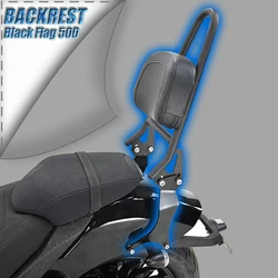 Suitable For Benda Black Flag 500 Rear Backrest Tail Rack Tail Rack Rear Wing Modified Curved Bow Backrest Fits Black Flag500