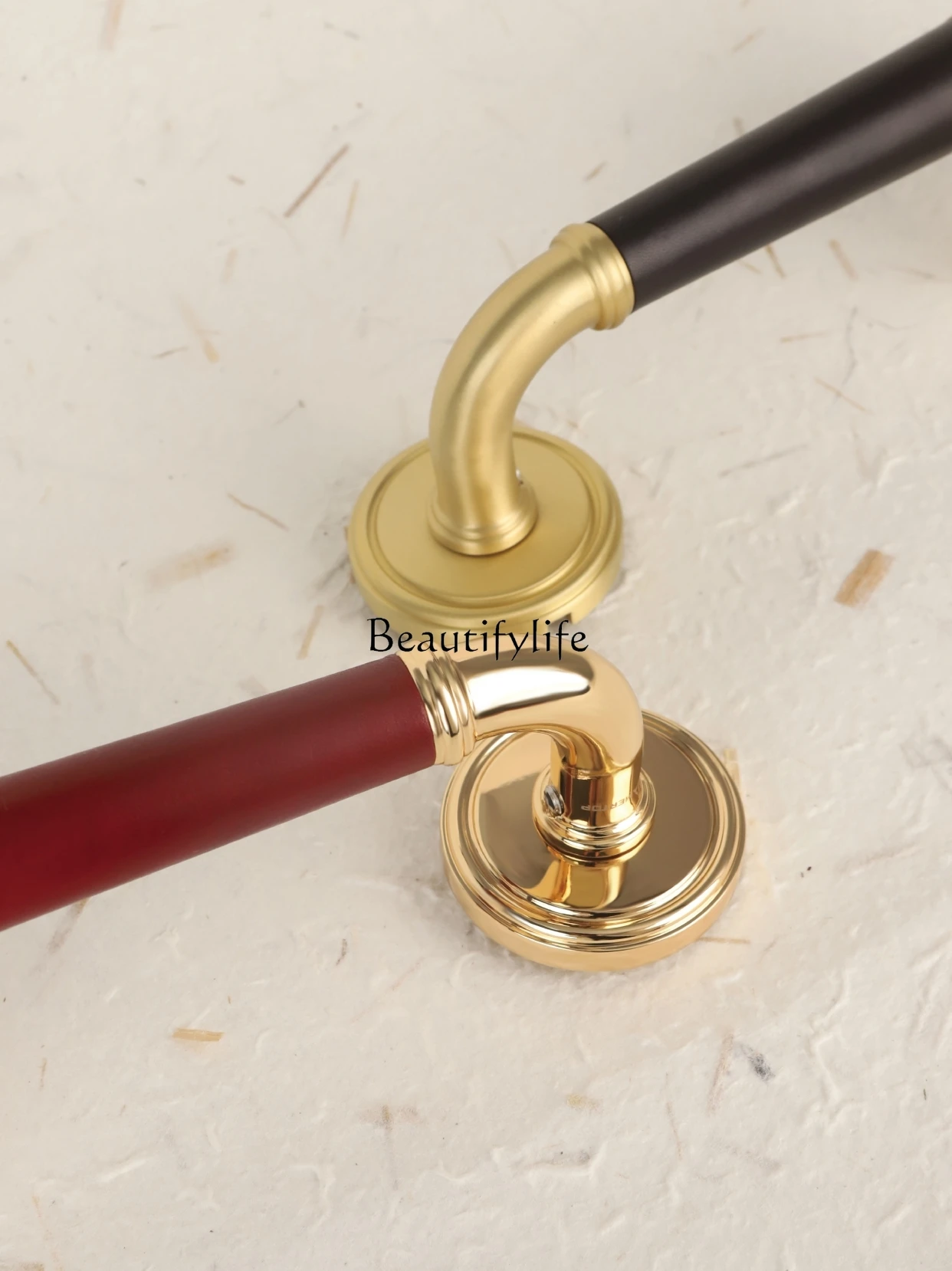 

Door Lock Indoor Bedroom Door Leather Lock Mute Magnetic Suction Light Luxury Door Handle