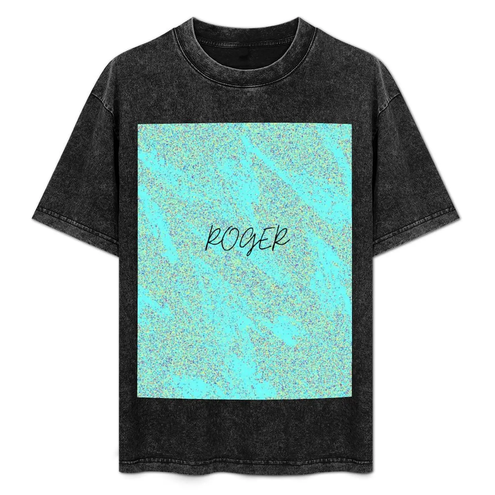 RogerPattern - Tranquil Waters : T-shirt imprimé inspiré de la piscine, pour le jour de Thanksgiving
