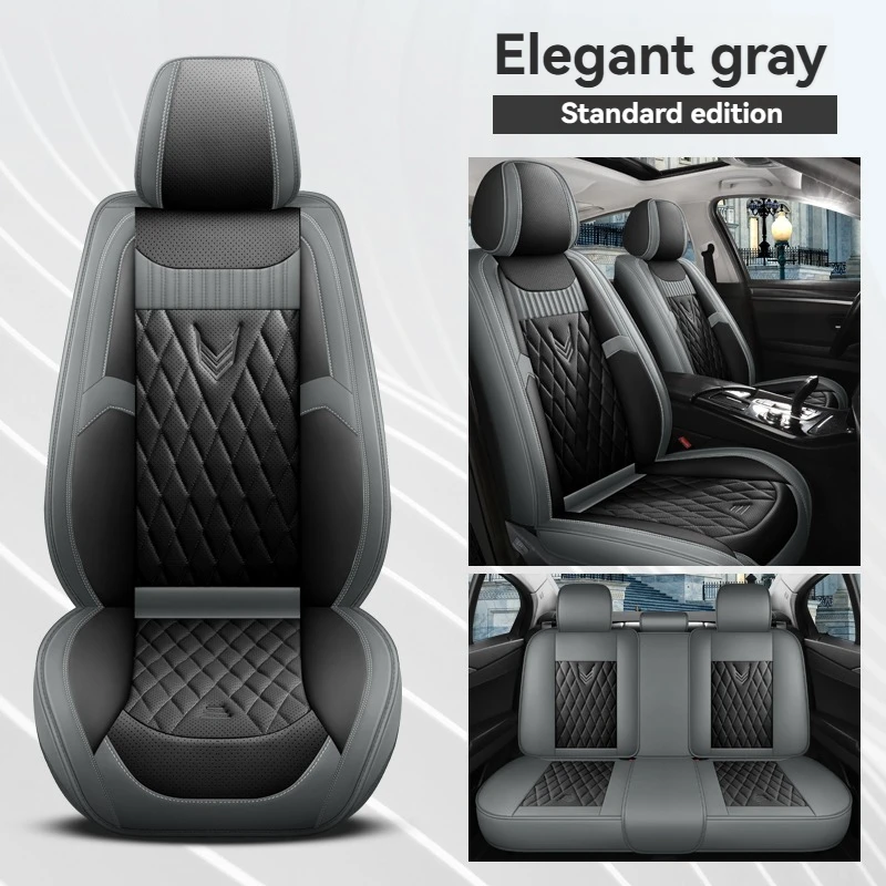 

5 Seats Breathable Leather Car Seat Covers For KIA Sportage Optima Rio Niro Soul Ceed Cerato Forte Spectra Opirus Car Protector