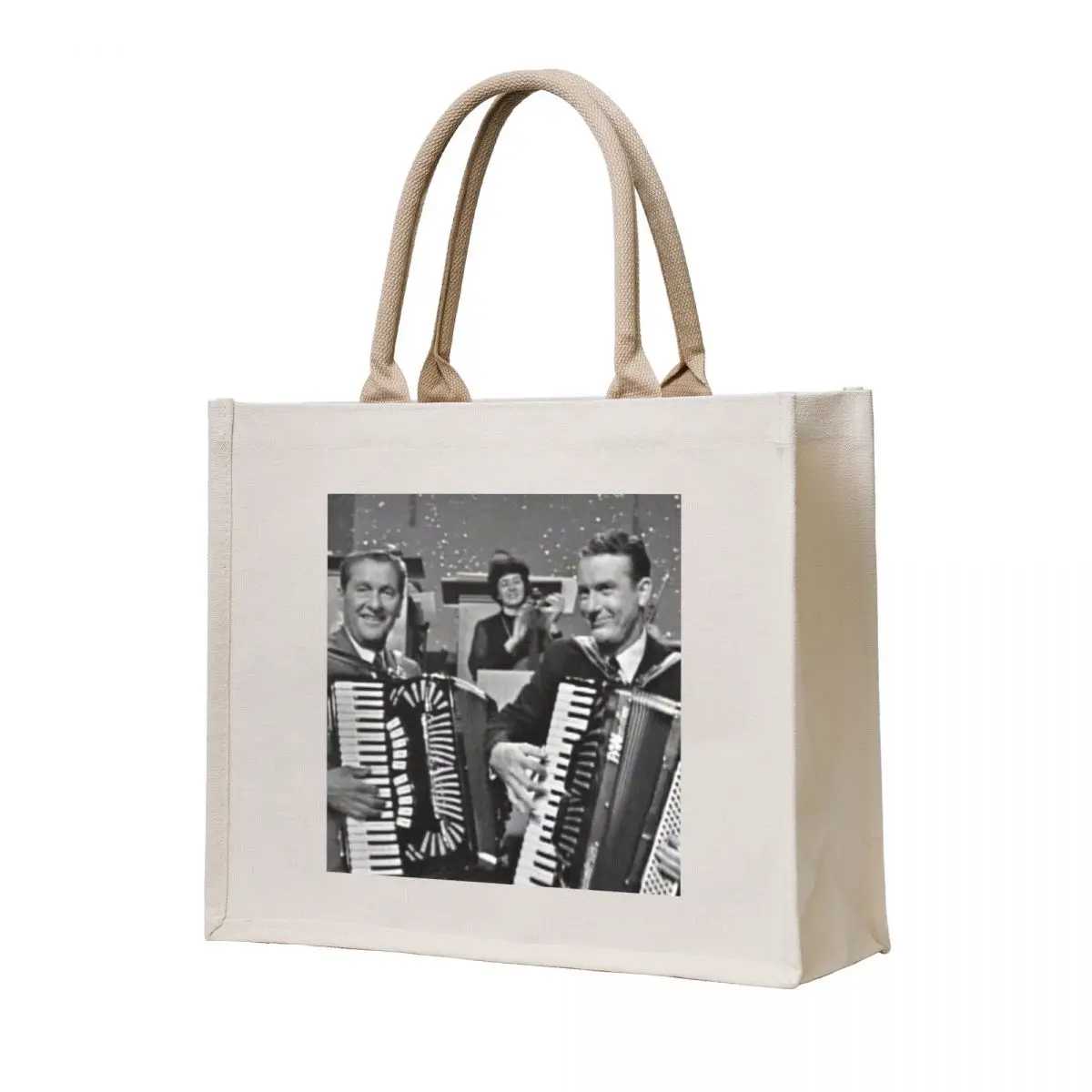 

Lawrence Welk & Myron Floren Tote Bag Canvas bag for women Handbags women large size bags Women's shopper bag