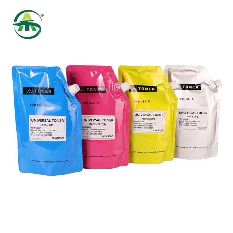 

500G Japan Toner Powder Refill For Konica Minolta Bizhub C221 C281 C224 C284 C364 C258 C308 C368 C454 C554 C458 C558 C658 C7128