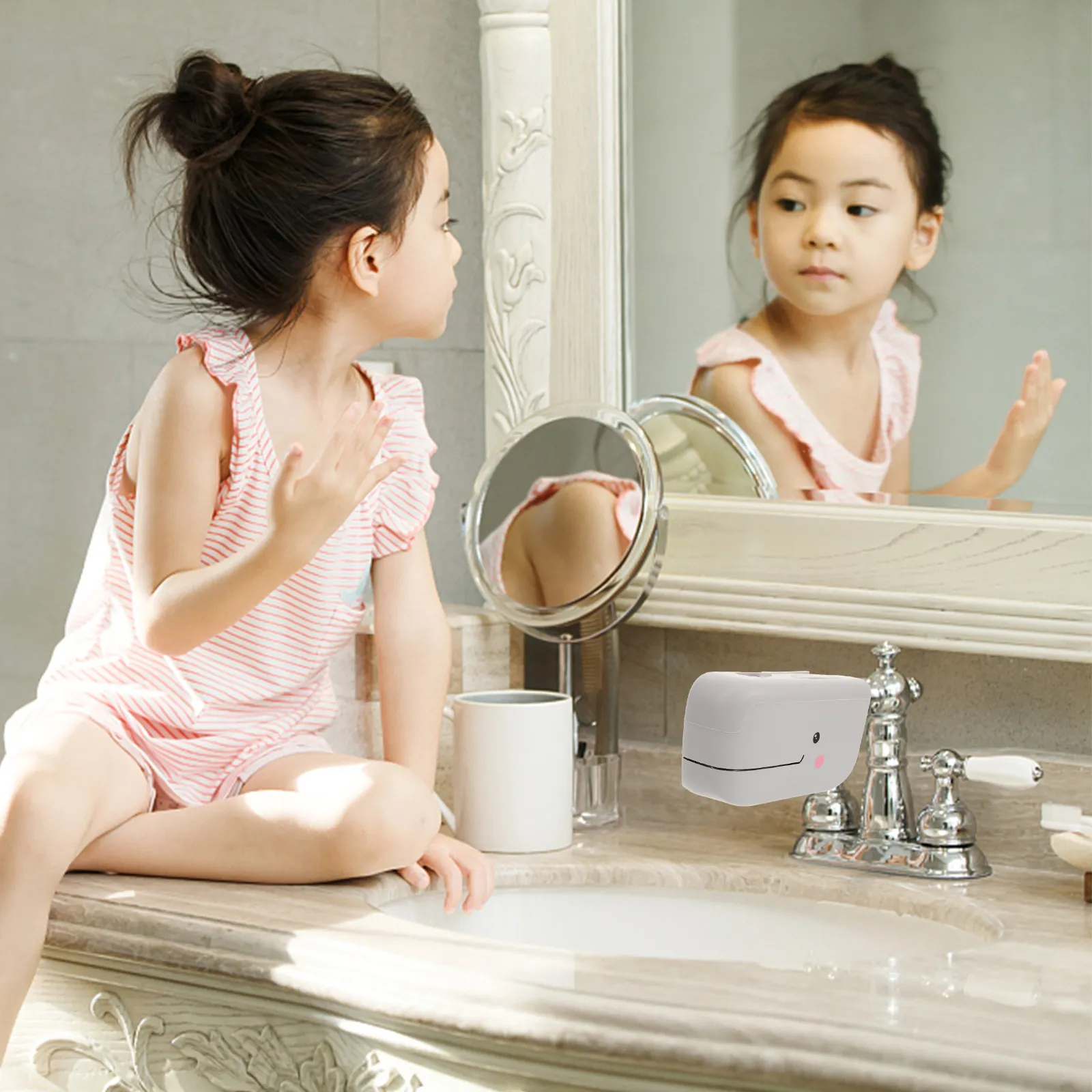 

Silicone Whale Faucet Cover Baby Safety Spout Cover Kids Protective Bath Spout Guard Lovely Bathroom Accessory Tub Faucet