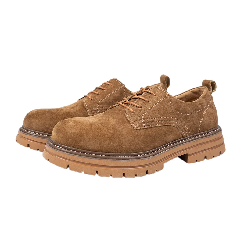New Men Spring Autumn Frosted Casual Shoes Breathable Height Increasing Wear-resistant High-quality Youthful Trend Shoes