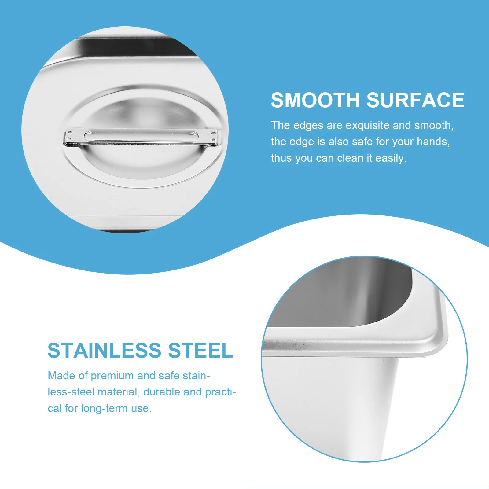 

Премиальная тарелка для фуршета из нержавеющей стали с крышкой, нержавеющий контейнер для еды для отелей и вечеринок, элегантная полированная отделка