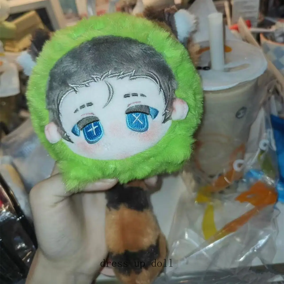 

Identity V Cute Naib Subedar Mercenary Аниме Animal Tail Плюшевая кукла Dango 25 см Очаровательные хлопковые куклы Косплей Игрушка Plushie