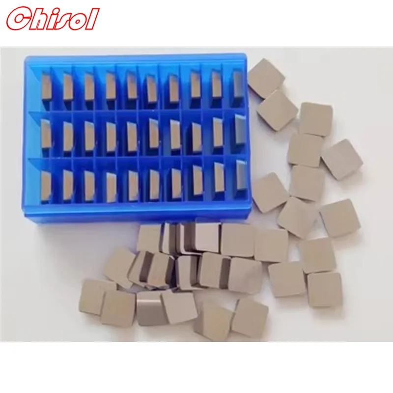 

30pcs/Box 4130511 YT14 YT15 YT5 YW1 YW2 YG6 YG8 Carbide Hard Alloy Machine Clamp Rectangular Blade Cutter Milling Insert