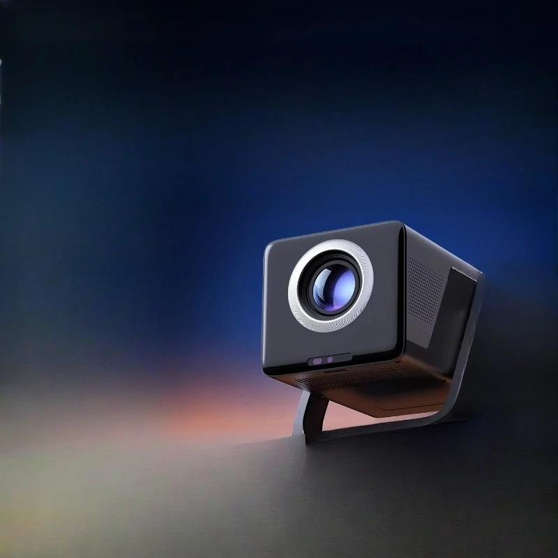 High definition smart portable home theater can be connected to mobile phone living room projector