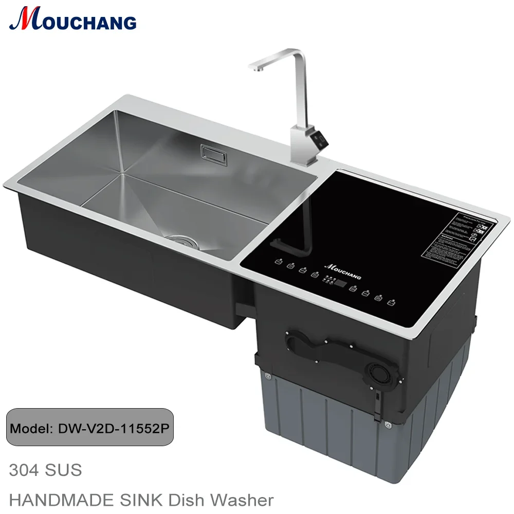 Multifunctional Automation Household Stainless Steel Kitchen Sink Dishwasher