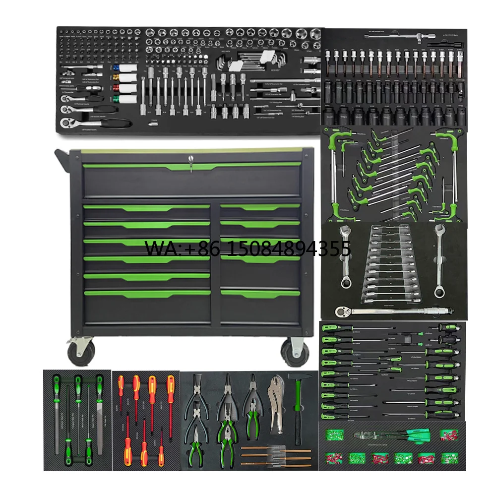 

Professional Auto Repair Tool Cabinet Chest 12 Drawers Metal Steel Toolbox CE 2024 Workshop Storage JMST JS-RC37 300kg Load