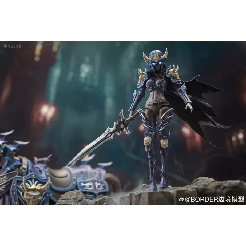 BORDER オリジナル組立シリーズ ボーダー組立 BA-002 ヘルナイトヒル 接着剤不要のプレコートジョイント可動式 モデルを組み立てる