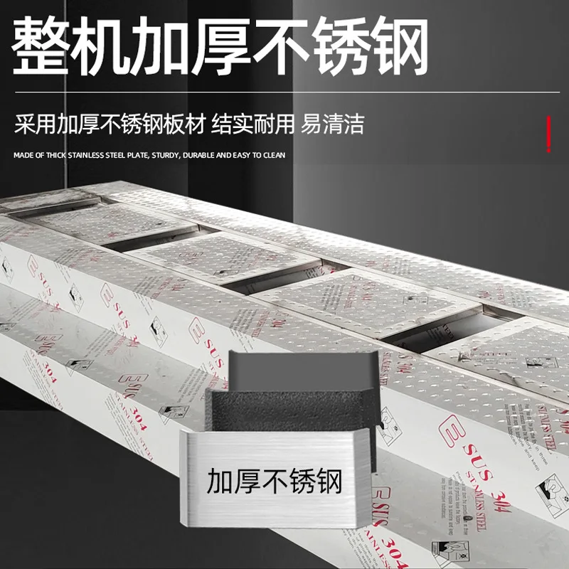 Finished Stainless Steel Tool School Factory Hotel Hospital Stainless Steel Squatting Toilet 304 Urinal
