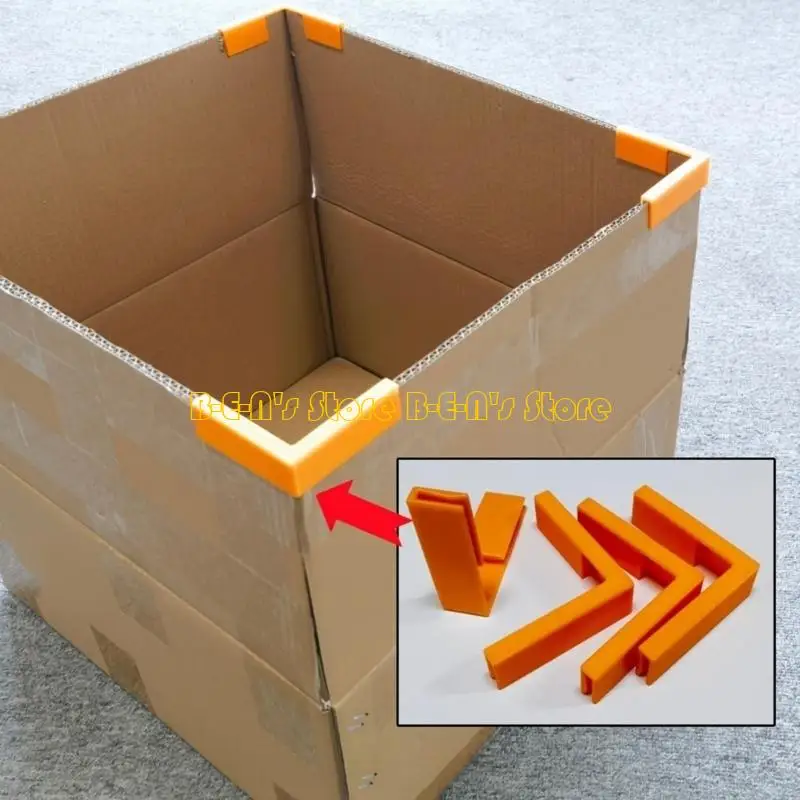 Y1AD Cardboards Box Corner Clamps Durability Paper Box Edges Support For Easy Assembly
