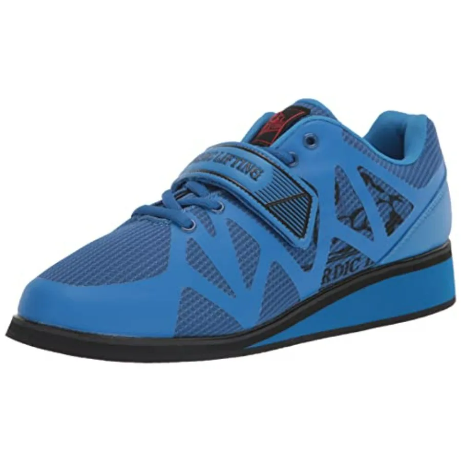 حزمة معصم 1p برتقالية مع أحذية مقاس Megin 10.5 أزرق للتدريب في صالة الألعاب الرياضية ورفع الأثقال ودعم قبضة معززة ومفاصل