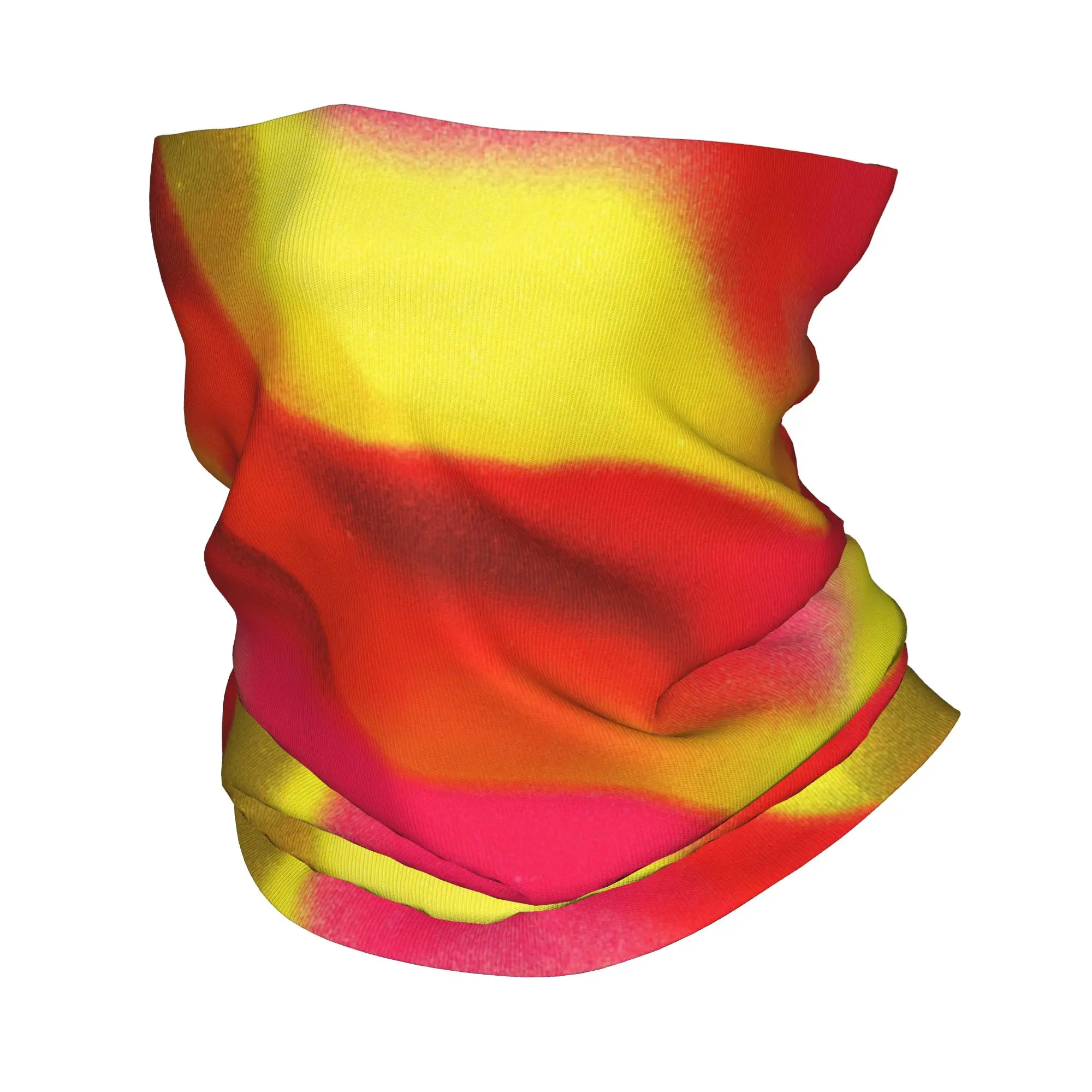 

Neon Thermal Gradient Waves Heatwave Ripples Bandana Neck Cover Printed Mask Scarf Multifunction Balaclava Hiking Fishing Unisex