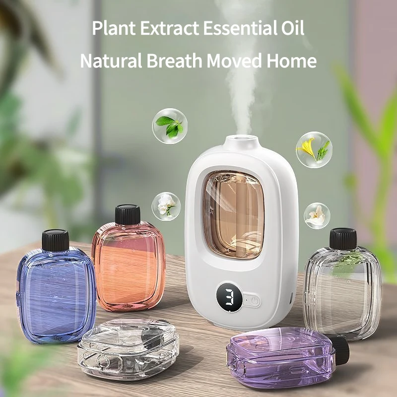 Automatic aromatherapy device toilet home air freshener aromatherapy machine essential oil diffuser rechargeable humidifier