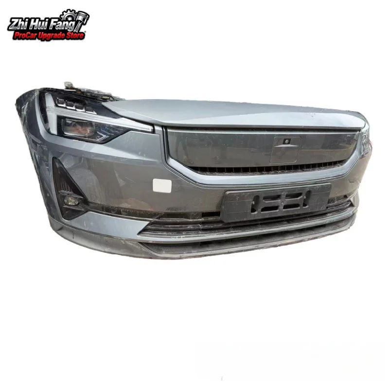Suitable for Volvo Polestar 2, this is a complete bumper assembly with a radiator front grille