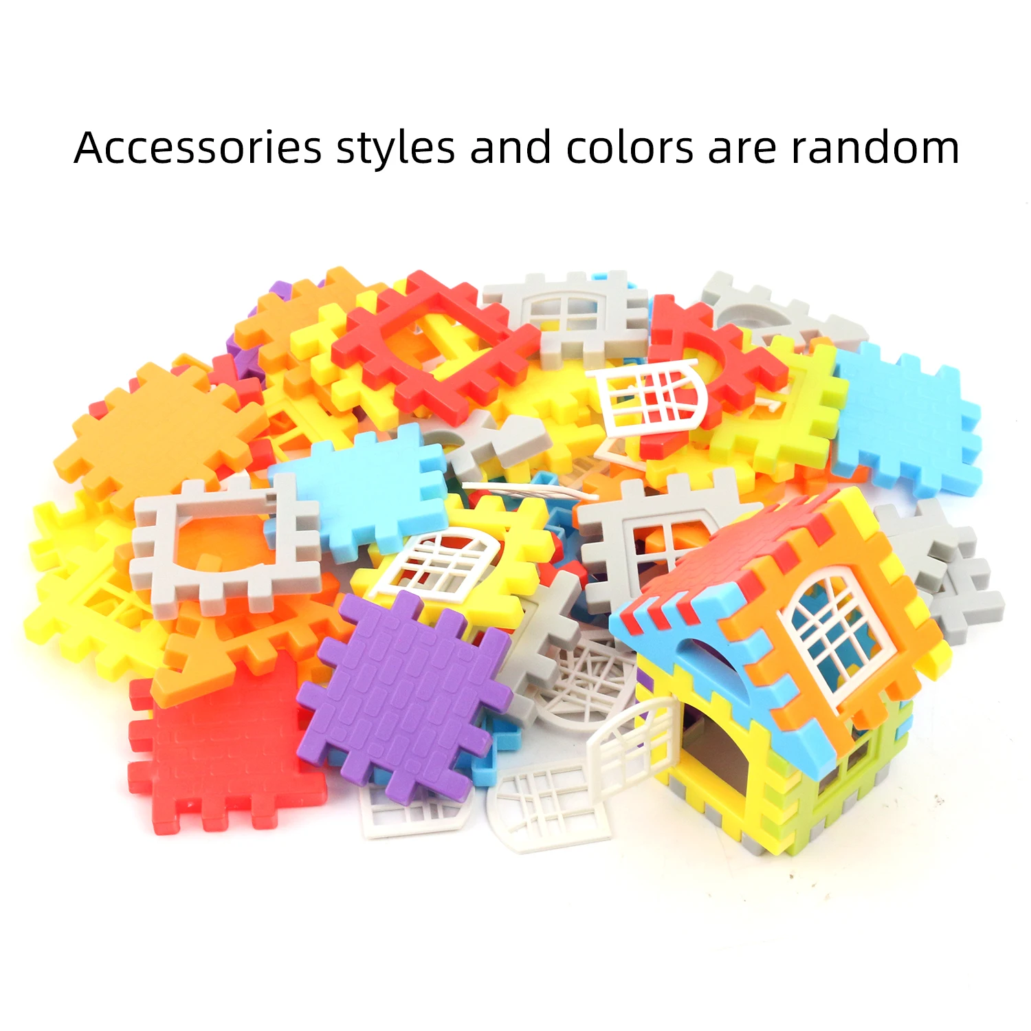 Building Blocks for Kids, 71PCS STEM Building Toys Set for Preschool Kids Aged 3+, Interlocking Building Blocks Educational Toys