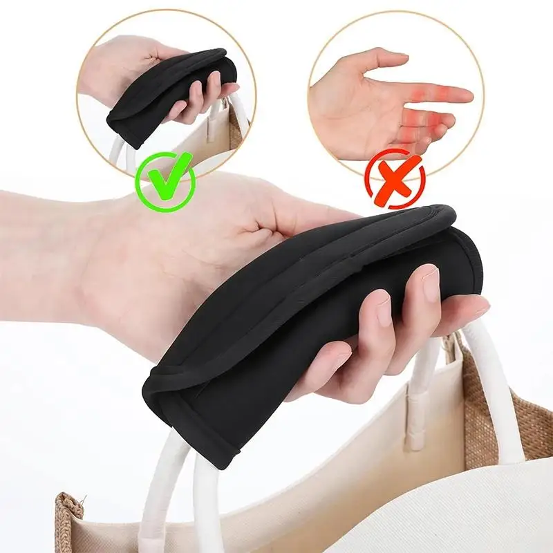 Komfortabler Neopren-Koffergriffüberzug – Neuer Koffergriff-Identifikator, Kinderwagen-Griffschutz, Taschenteil – Detail 4