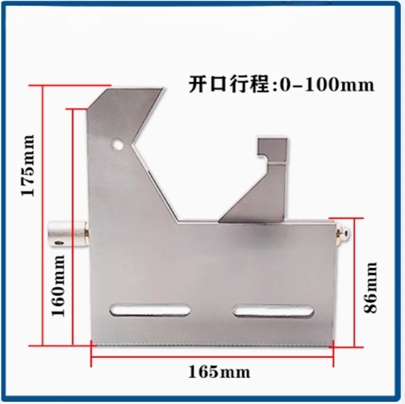 

WEMD Clamp Tool CNC Wire EDM Machine Vise Jig Holder 0-100mm Stainless Steel Fine-tuning Fixture