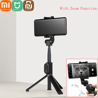 Original Xiaomi Mijia Mi Zoom Tripod Selfie Sticks with Bluetooth Remote Foldable Extendable Monopod For Ios Apple Android