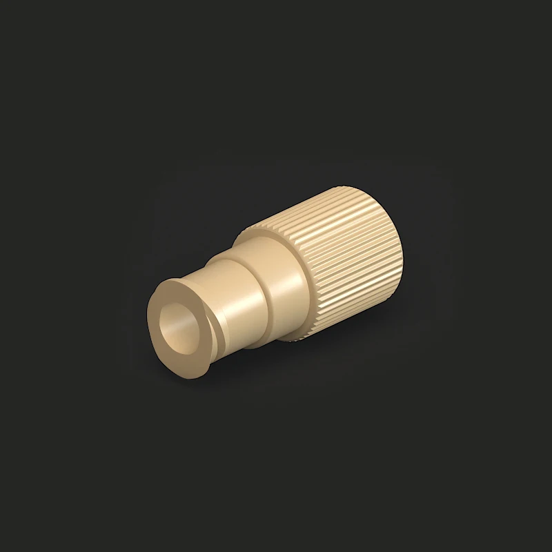 Runze Suitable for Standard 10-32UNF/1/4-28UNF Threaded Fittings PEEK Female Luer Adapters