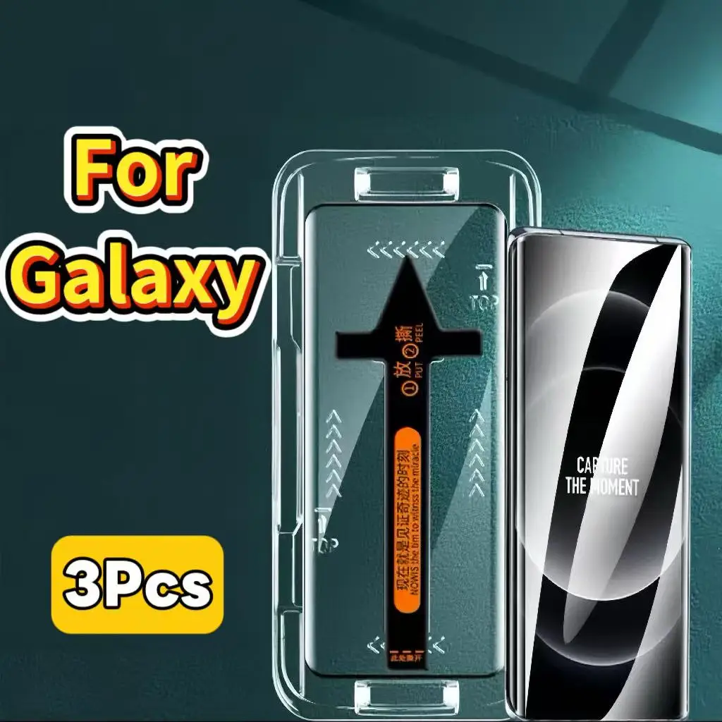 3 Stück hochauflösende Displayschutzfolien für die Serien Galaxy S25, S24, S23, S22, S21, und S20