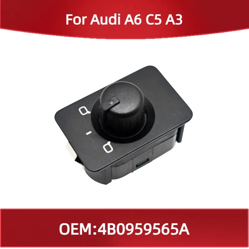 

4B0959565A For Audi A6 C5 A3 New ELECTRIC Side Mirror Switch Control Button WRearview Switch Rearview Adjustment Knob