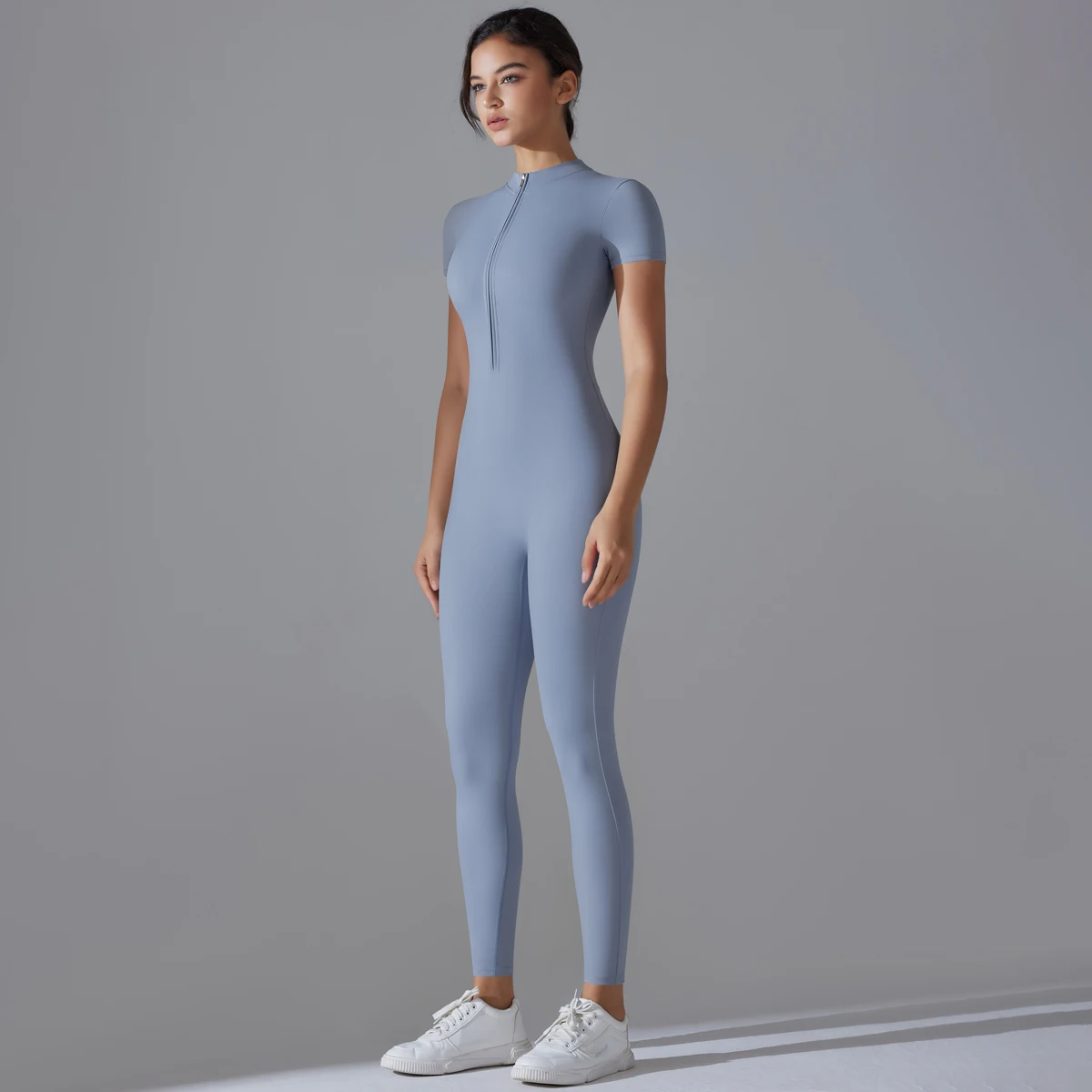 Frauen Bodys Fitness Sport Body Yoga Anzug Atmungsaktiv Schnell Trocknend Sport Yoga Kleidung frauen Gym Push Up Workout – Detail 29