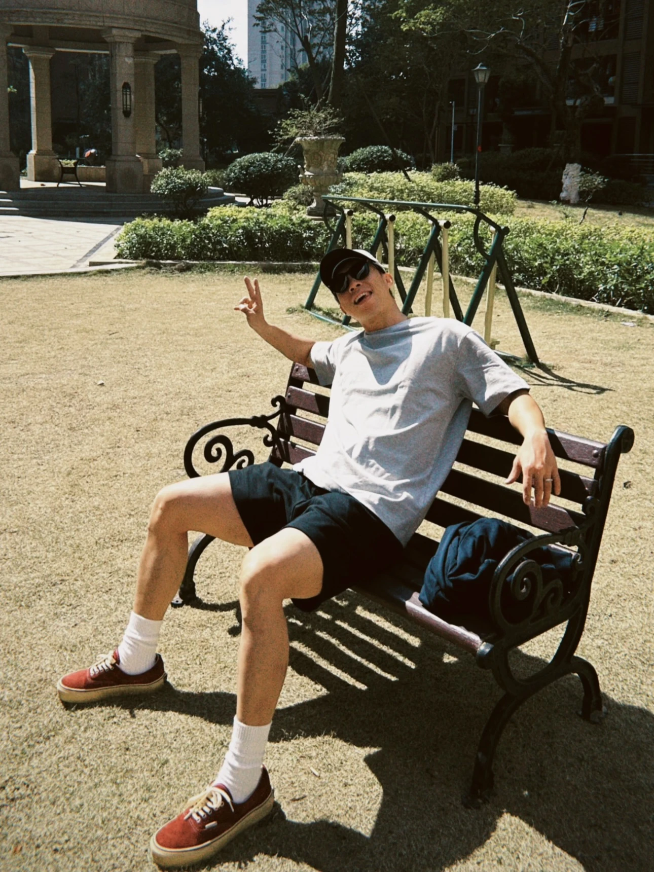 

Summer American Sle Pure Bla Nylon Qui Dry Men's Casual Loose Daily Sports Versatile orts Youthful Energy Thin Model