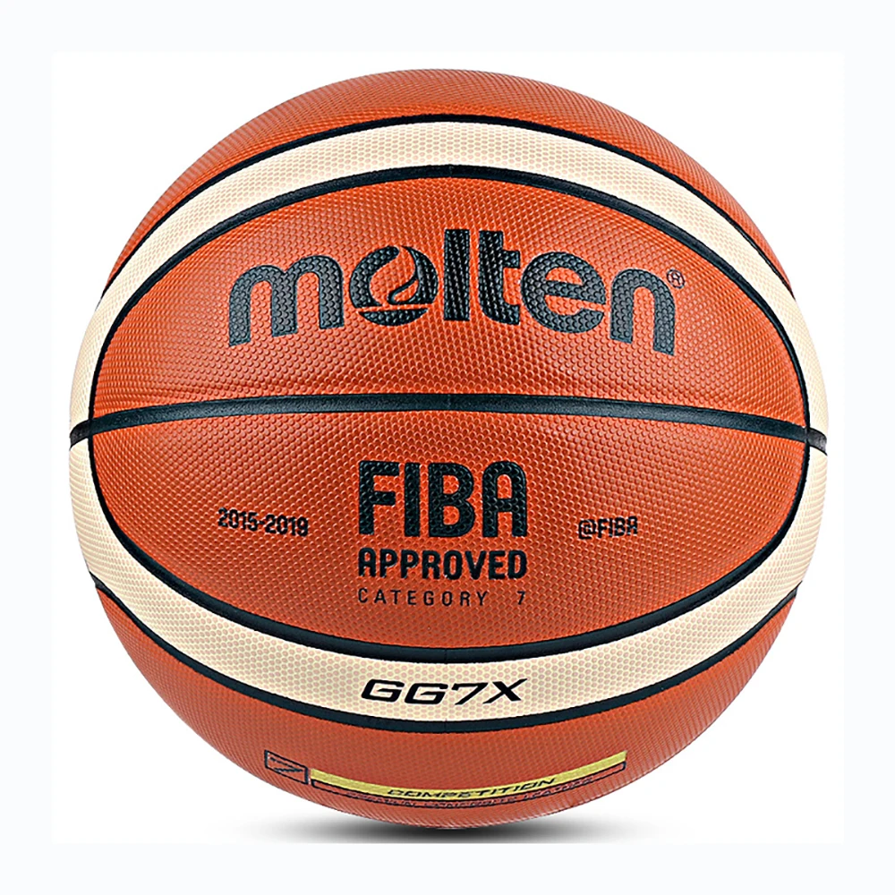 Molten GG7X Basketball Ball Official Size 7 PU Leather Outdoor Indoor Match for Training Matching