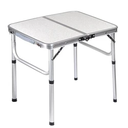 Mesa de Camping Plegable ligera portátil, mesa de Picnic plegable de aluminio, mesa de comedor para interiores y exteriores