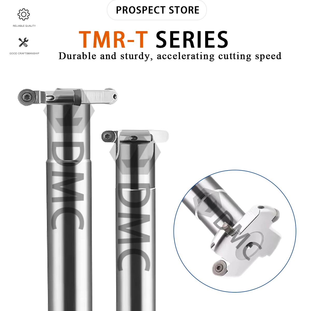 

TMR/R3/R4/R5/R6 Round Nose T-shaped Groove Milling Cutter With Three Sided Cutting Edge CNC T-shaped Cutter Arc-Shaped Tool Hold