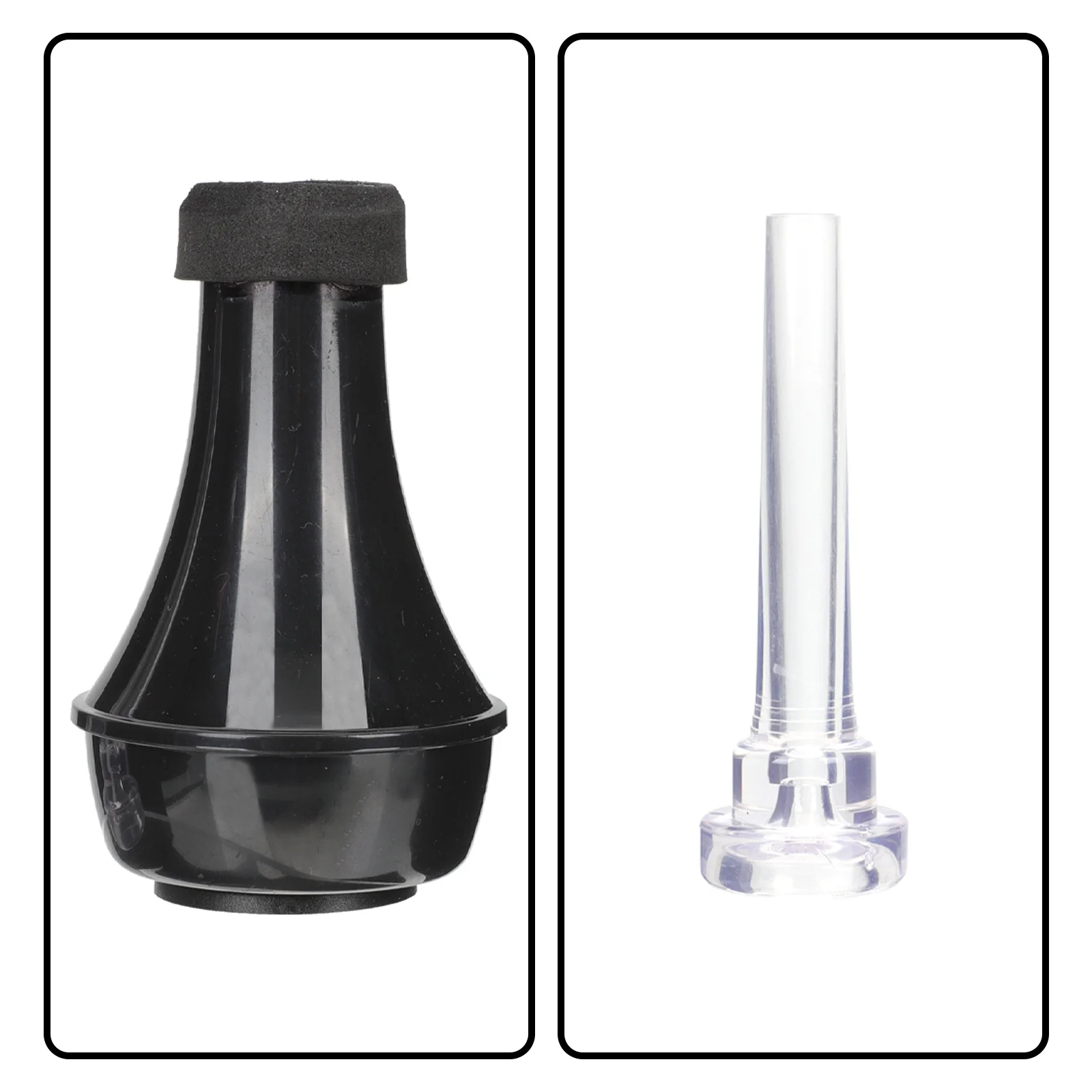 

Beginner Trumpet Mute Practice Mouthpiece Musical Instrument Accessory Parts ABS Plastic