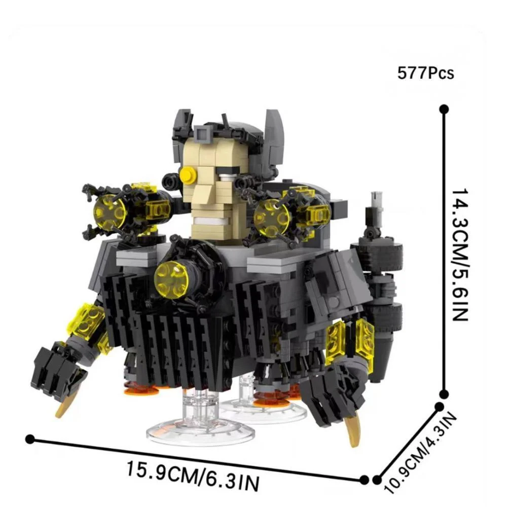 Skibidi Toilet Clock Man Block Titans Speaker Man Drill Man Clockman Tv Man Speakerman G Man New Skibidi Building Block Drillman