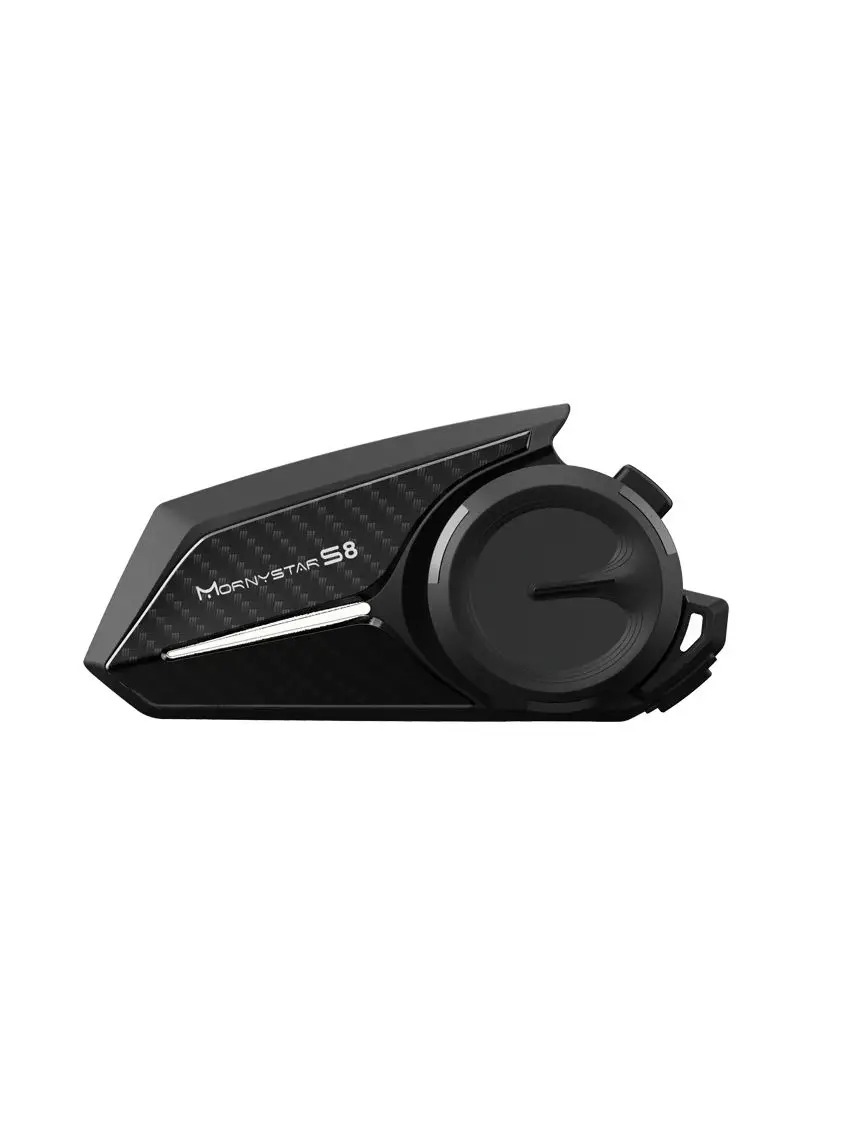 Mornystar S8 motorfiets-intercom Bluetooth-helmheadset 6-rijders Communicator BT-interphone, FM-radio, muziek delen - afbeelding 1