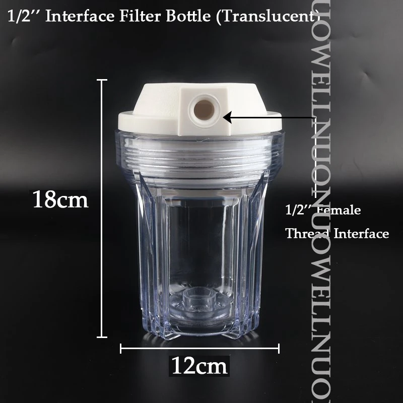 5Inch Reverse Osmosis Filter Bottle 1/4''~3/4''Copper Thread Water Purifier Filter Flask Element Family Water Fountain Purifier image 3