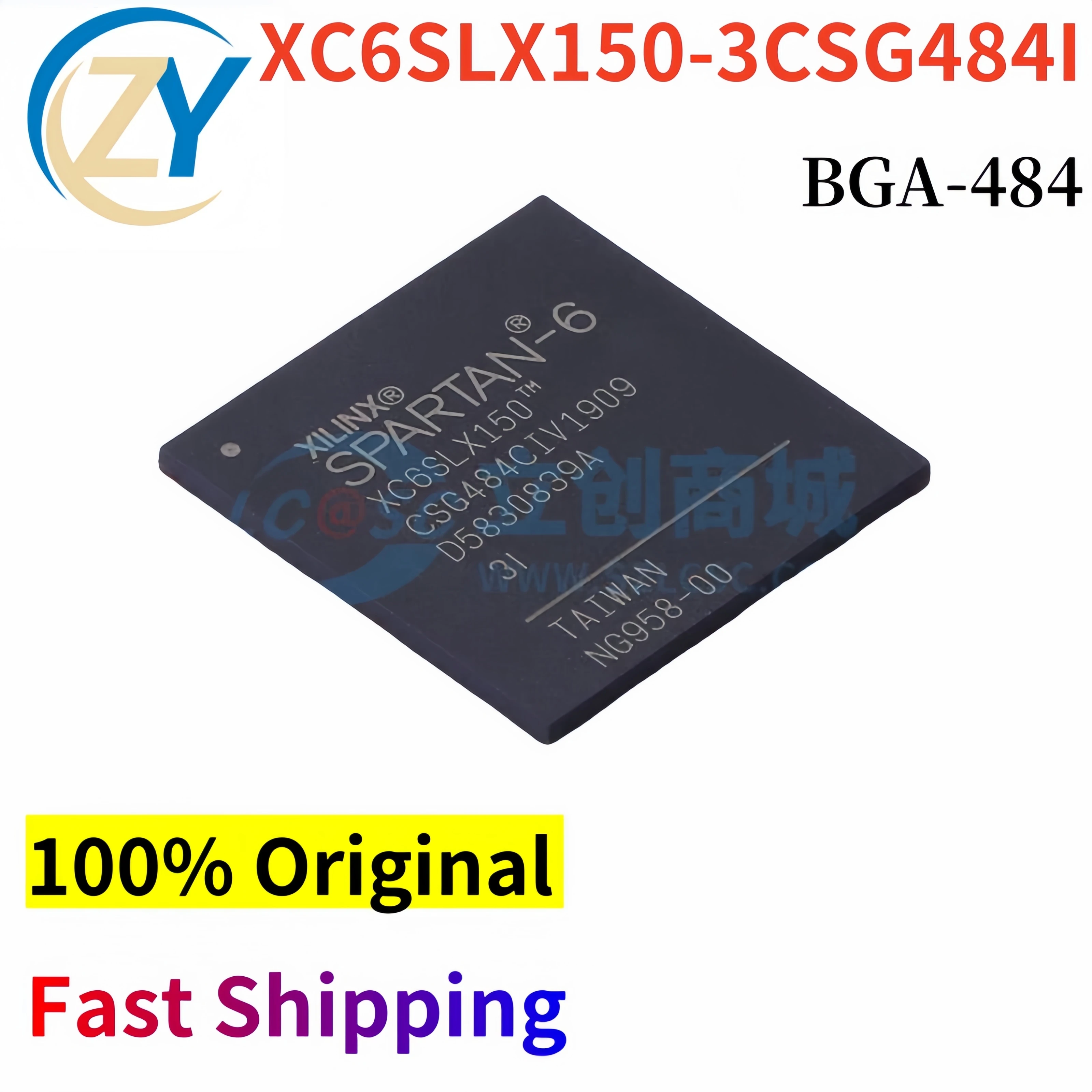 

100% Original XC6SLX150-3CSG484I Logic ICs XC6SLX150 BGA484 1.08GHz Guaranteed Quality & In Stock