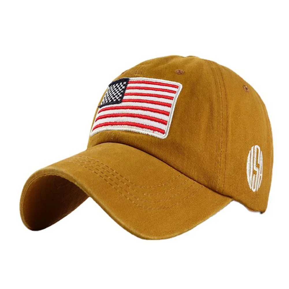 2024 New Designer American Flag Embroidered Baseball Cap Snapback Bonnet Vintage Usa Embroidery Caps for Men Women Gorras Hombre