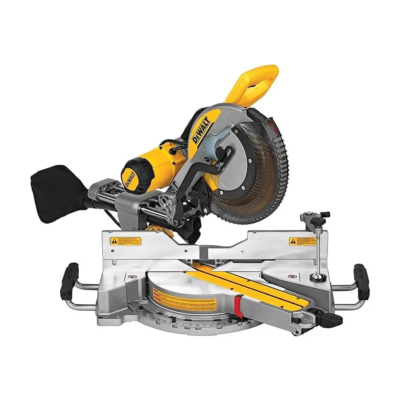 DEWALT Sierra ingletadora deslizante de doble bisel, 12 pulgadas, compuesta (DWS780)