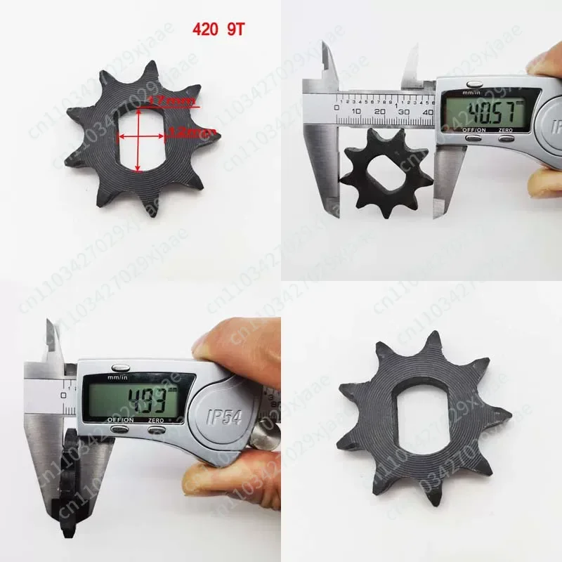 Reduction Motor 420 Type  Sprocket ZXF Gear Inner Diameter 17mm, with A Complete Range of Sprocket Specifications
