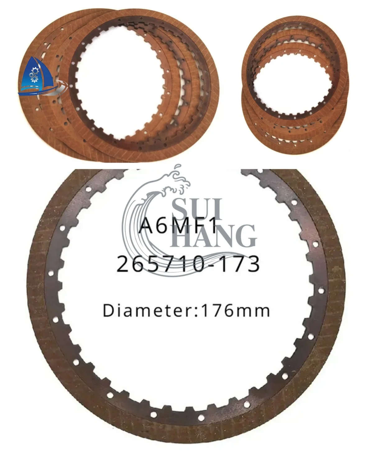 

A6MF1, A6MF2, A6LF1, A6LF2, A6LF3 6AT 4WD Automatic Transmission Main Repair Friction Plates – Suitable for Kia and Hyundai