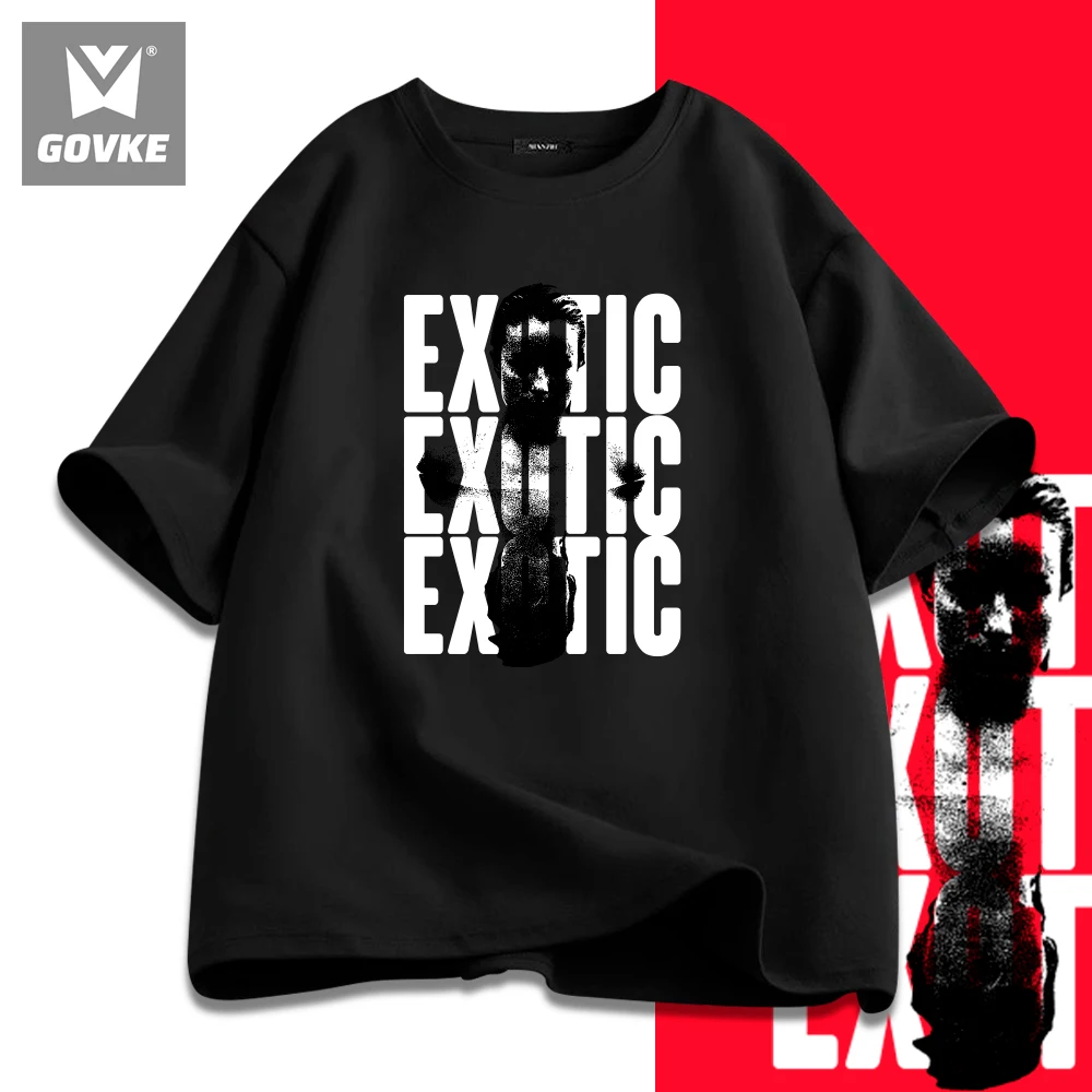 Exutic Inverted Reflection Original Men's Printed Graphic T-shirts Cotton Breathable Light T-shirts Tops Design T-shirts