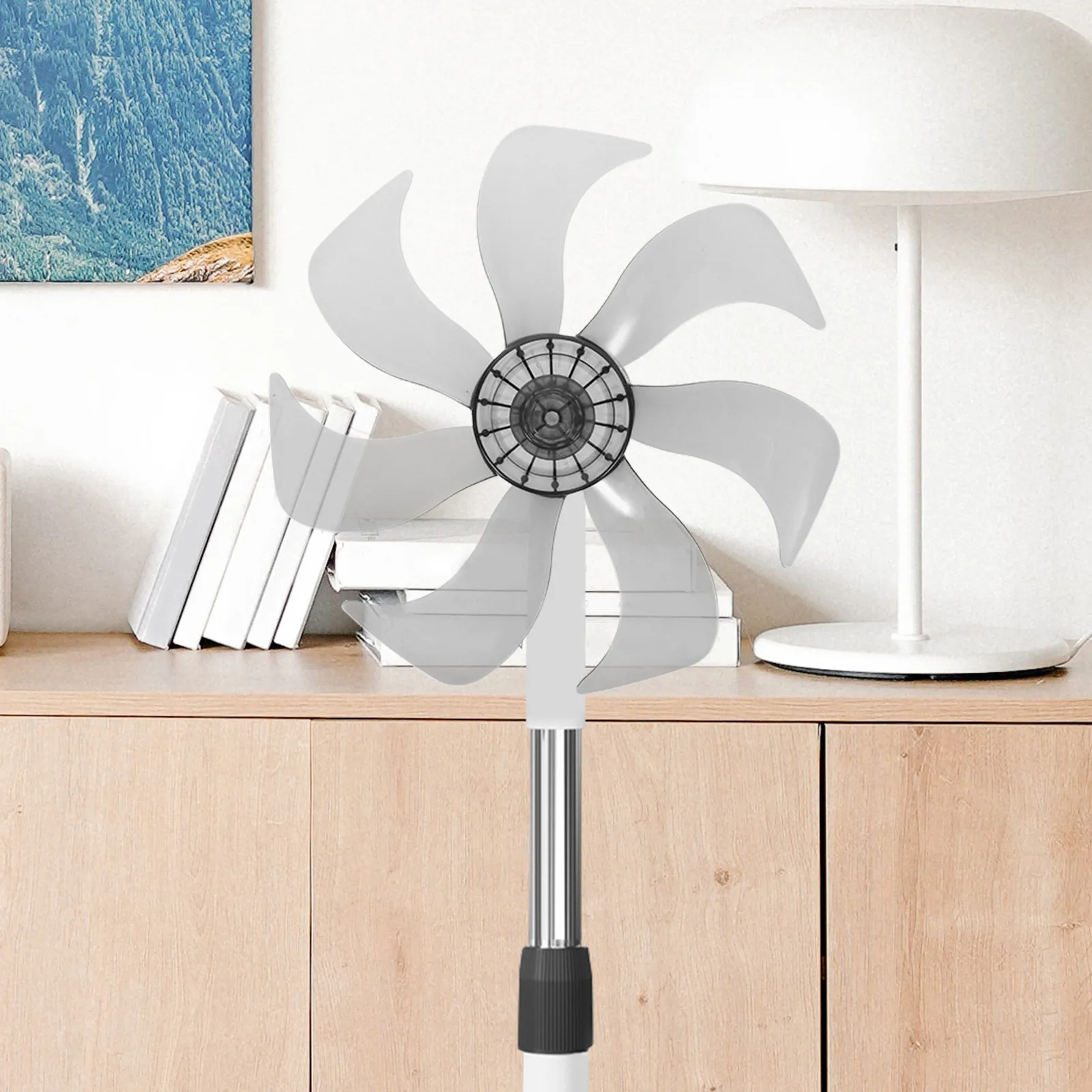 

Blade Fan Replacement Plastic Leaves Blades Parts Table Standing Universal Desk