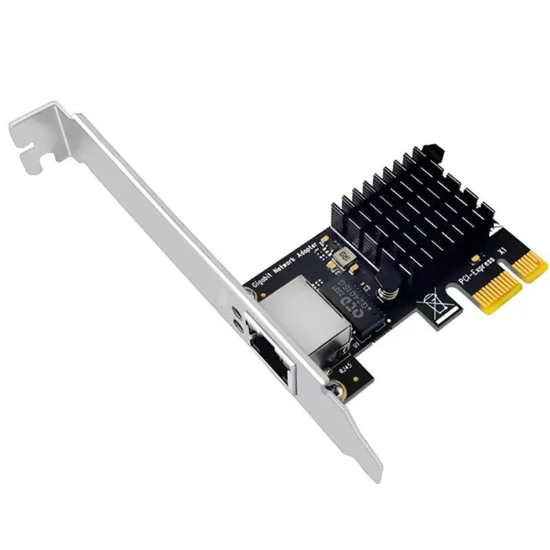 

PCIE Gigabit Ethernet Network Card PCI Express X1 To RJ45 Network Adapter 10/100/1000Mbps Network Controller LAN Card-ABIU