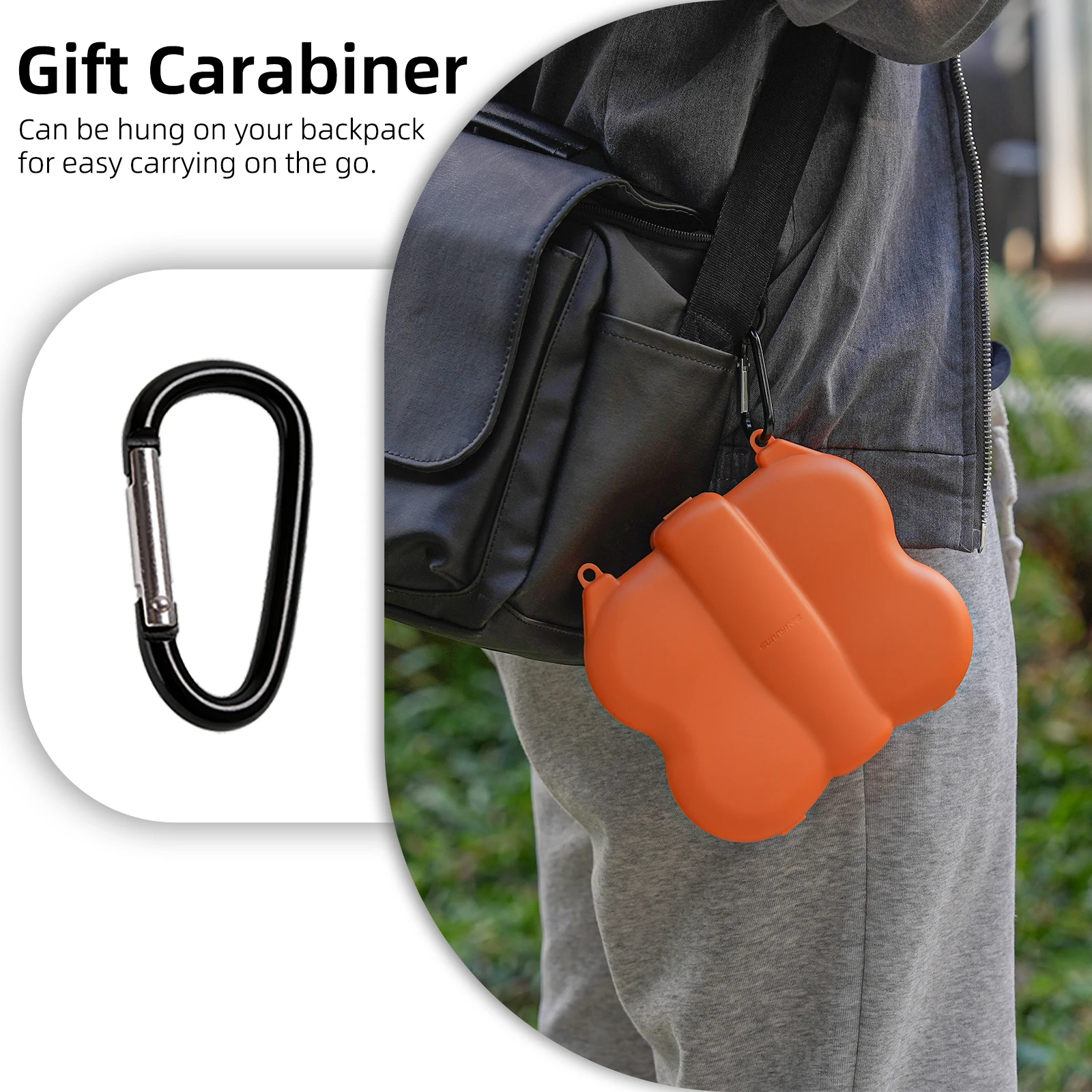 

Storage Case Box for DJI Neo 2 Drone Protective Carrying Case with Carabiner, Open Lid Butterfly Shape Anti-Scratch Hard Case​